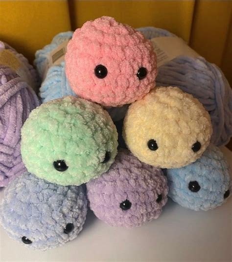 Crochet Stress Ball Blob Friends Beginner Friendly Free Off