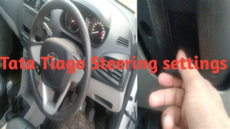 Tata Tiago Steering Settings All Details YouTube