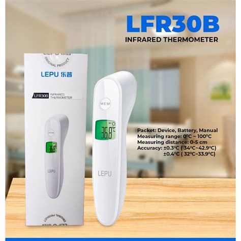 Jual Thermogun Thermo Meter Infrared Lepu Lfr B Shopee Indonesia