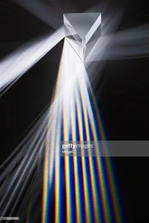 Triangular Prism Light Refraction Photo