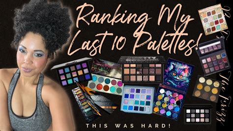 Eyeshadow Palette Ranking The Last 10 Palettes I Bought Youtube