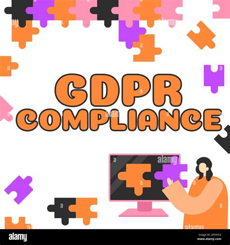 Inspiration Showing Sign Gdpr Compliance Concept Meaning Protection