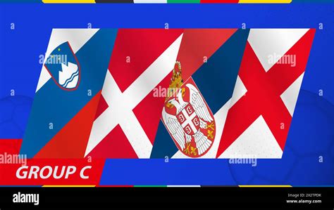 Group C Flags Of The International Football Tournament Abstract