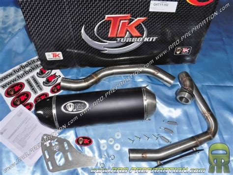 Línea de escape TURBO KIT TK QUAD OVAL H2 para SUZUKI LZ LTZ y