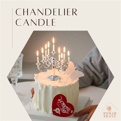 Jual RUMAH KRAVE Chandelier Candle Lilin Kue Ulang Tahun Cake Kandil