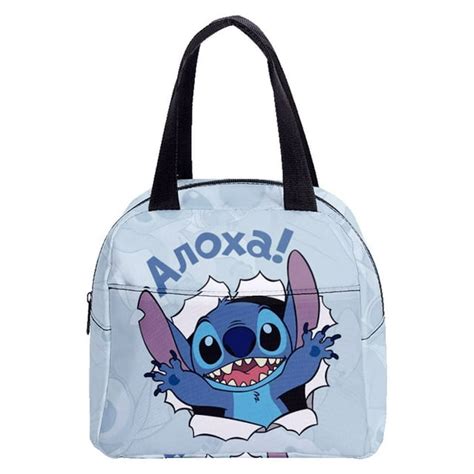 Lilo and Stitch Lunch Box, Stitch Classic Cartoon Pattern Thermal Lunch Bag, Children's Lunch ...