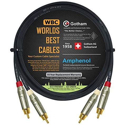 The Best Low Capacitance Rca Cables I Tested 5 Brands And Found The Clearest Sound