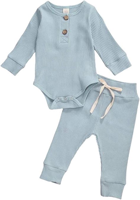 Geagodelia Babykleidung Set Baby Jungen M Dchen Kleidung Outfit Langarm