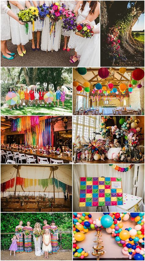 Boho Pins The Best Of Boho Rainbow Weddings Boho Wedding Blog