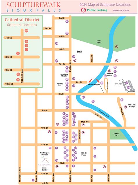 Map - SculptureWalk Sioux Falls