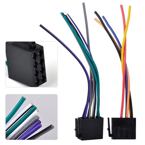 New Universal Iso Wire Harness Female Adapter Connector Cable Radio Wiring Connector Adapter