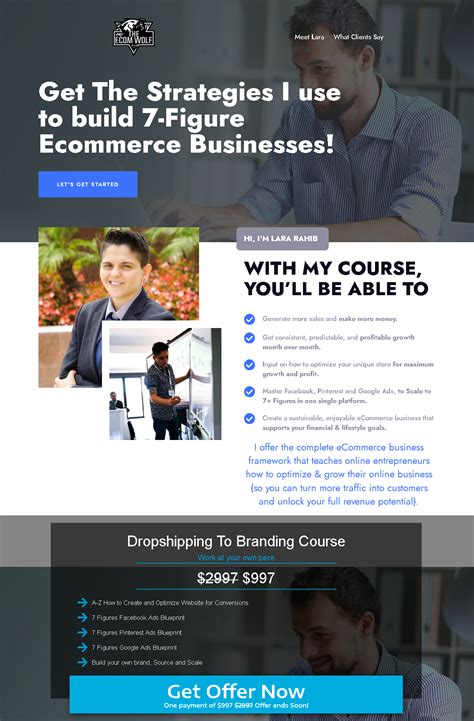 [GET] The Ecom Wolf Pack – Dropshipping To Branding Course - Lara Rahib