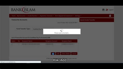 How To Add Favourite Account In Bank Islam Alannahkruwwalsh