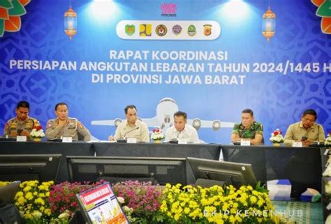 Menhub Pimpin Rapat Koordinasi Persiapan Angkutan Lebaran 2024 Di Jawa