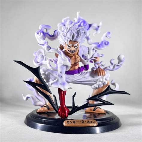 One Piece Nika Luffy Gear 5 Anime Figura Joy Boy Action Figures PVC