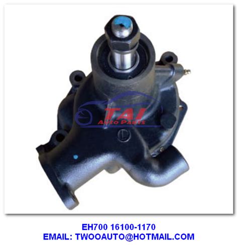 Eh700 16100 1170 Water Pump 16100 1170 Truck Engine Parts Eh700 Diesel Water Pump For Hino