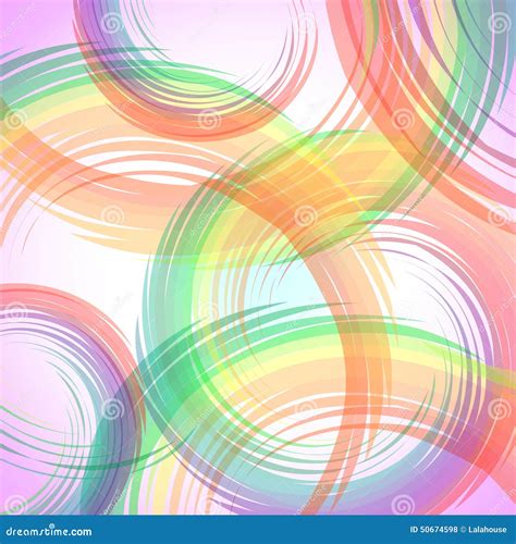 Abstract Colorful Rounds Background Stock Vector Illustration Of