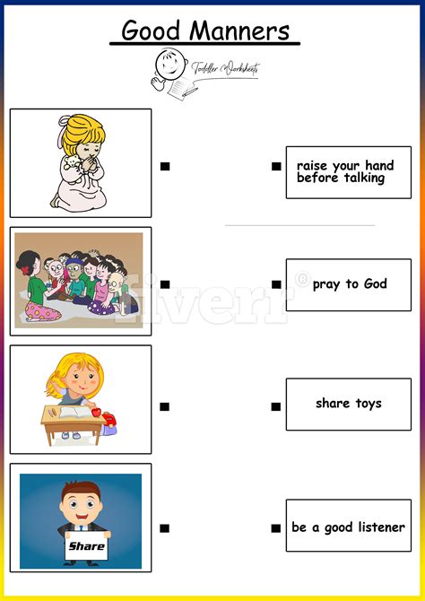 Manners Worksheets