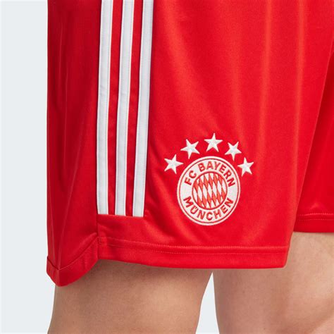 Adidas FC Bayern 23 24 Home Shorts Red Adidas LK