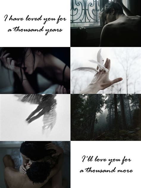 Lucinda Price And Daniel Grigori Aesthetic Fallen A Thousand Years