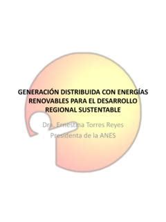 GENERACIÓN DISTRIBUIDA CON ENERGÍAS RENOVABLES generaci 211 n