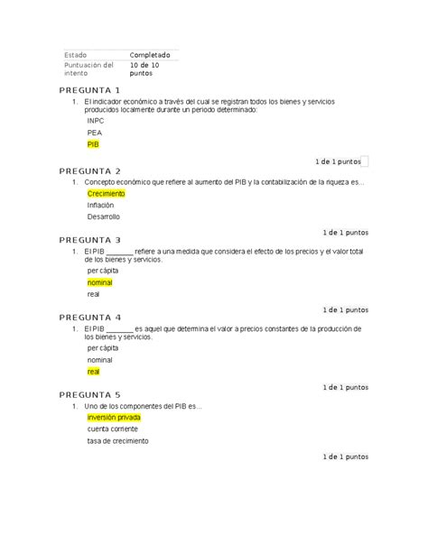 Actividad 4 Cuestionario Lección 2 Macroeconomía Estado Completado