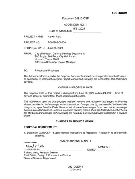 Fillable Online ADDENDUM TO BID DOCUMENTS SOLICITATION ITQ DS 22 15