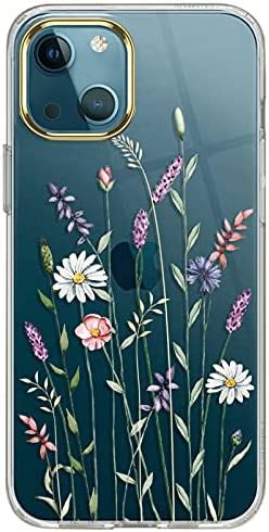 Luolnh Compatible With Iphone Case With Flowers For Girly Women