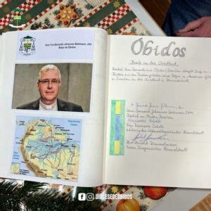 Campanha Natal dos Sonhos Bispo de Óbidos entrega as cartas de Natal