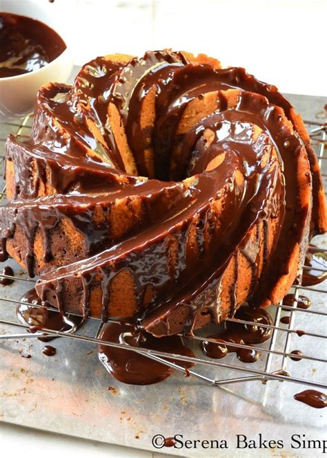 Buttermilk Marble Bundt Cake With Chocolate Glaze Artofit