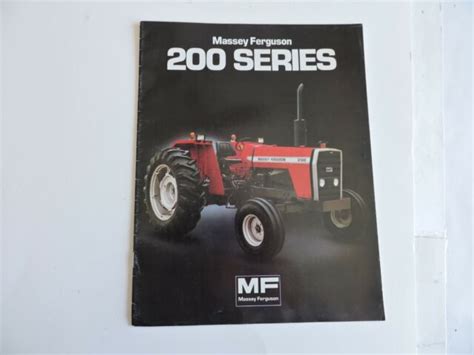 Massey Ferguson 200 Series Tractors Ebay