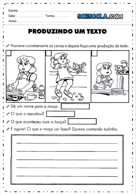 Atividades Produção De Texto 2 Ano LEARNBRAZ