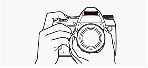 Camera Clipart Line Art - Camera Drawing, HD Png Download , Transparent ...