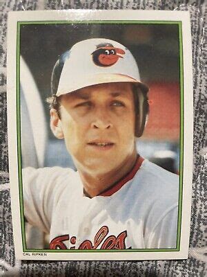 Topps All Star Set Of Orioles Hofer Cal Ripken Jr Error