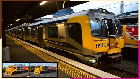 Kiwirail And Metlink Trains In Wellington Ft Dxc 5391 And Dfb 7064