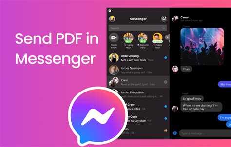 How To Send Pdf In Messenger On Iphone Android Laptop