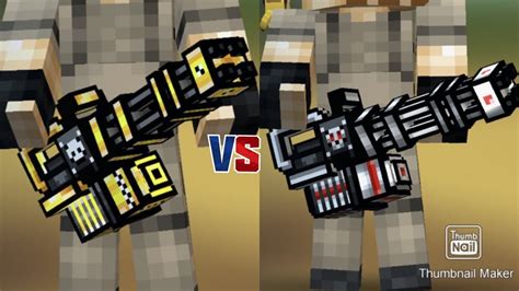 Pixel Gun D Champion Peacemaker Vs Automatic Peacemaker Youtube