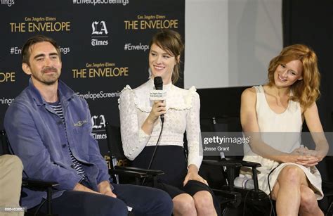 Actors Lee Pace Mackenzie Davis And Kerry Bishe Attend The Halt And News Photo Getty Images