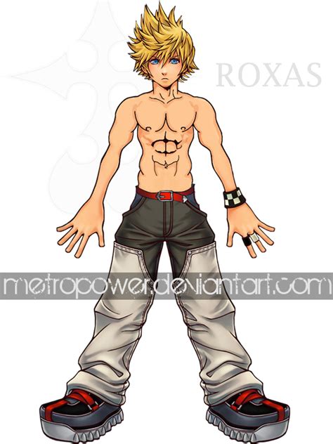 Shirtless Roxas By Metropower On Deviantart