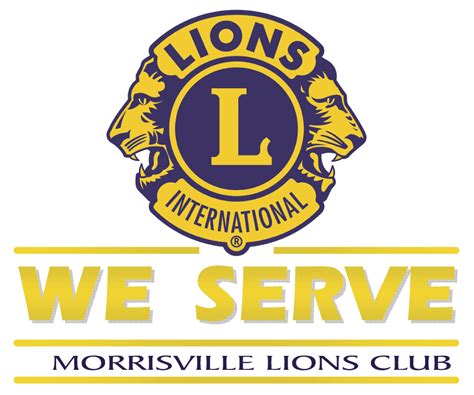 Lions Club We Serve Logo