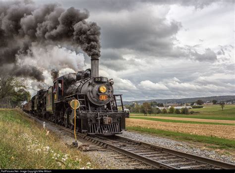 SRC 89, 90, 475 Strasburg Rail Road 2-6-0, 2-10-0, 4-8-0 at Strasburg ...