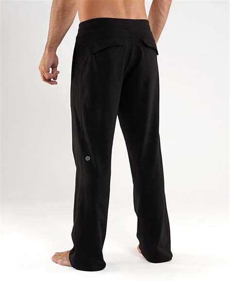 LuLuLemon For Men Rocks Kung Fu Pant Tall Black Kung Fu Pants Mens