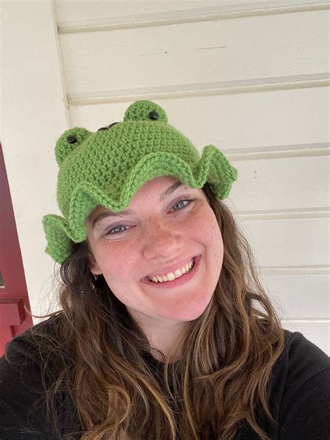 Crochet Frog Hat