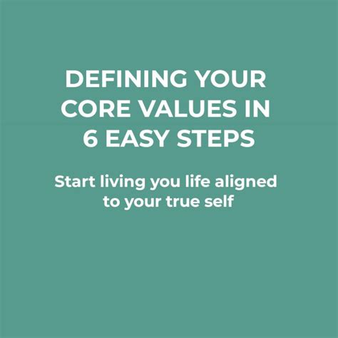 Free Download Defining Your Core Values In 6 Steps Michelle