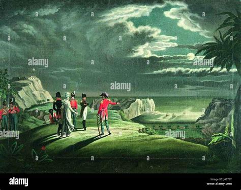 Napoleon Bonaparte on Saint Helena Stock Photo - Alamy