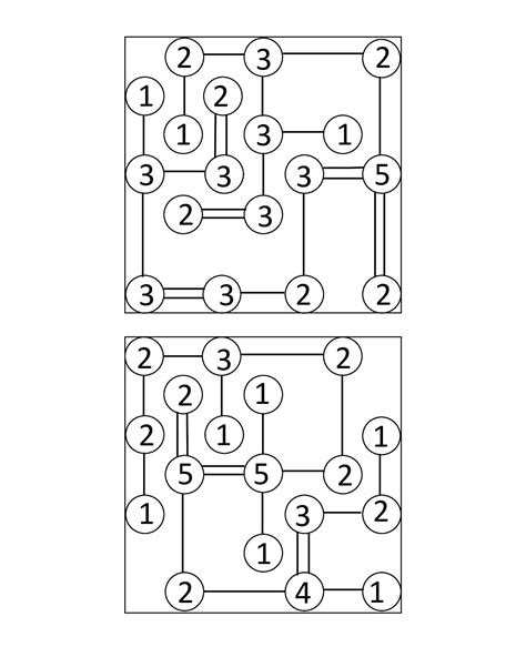 Hashi Bridges Puzzles Pdf Printable Easy To Hard With Solutions Instant