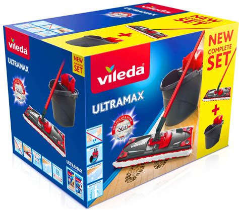 Mop Płaski Vileda UltraMax ZESTAW Wiadro Wyciskacz 7580761346 Allegro pl