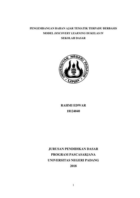 Contoh Proposal Penelitian Pengembangan Bahan Ajar Sketsa