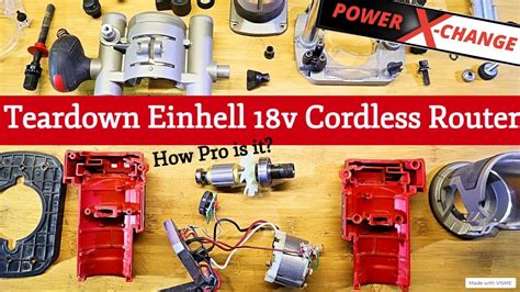 TEARDOWN Einhell Cordless Router Set TP RO 18 SET Li BL SOLO