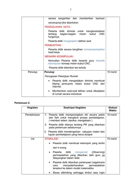 1 Contoh Rpp Discovery Learning Pdf